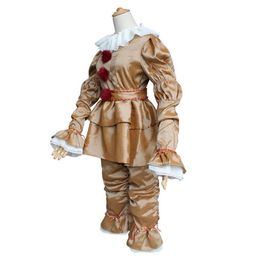 Clown Back Soul Penny Wise Cosplay Halloween Costume Pennywise;Stage performance clothing;Game anime clothes;236j