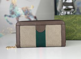 luxury designer wallets Ophidia coin purses men women long card holders fashionable marmont slim clutch high-quality double letter bags 154f