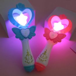 LED Light Sticks 20cm Glowing Magic Wand Toy LED Night Light Magic Wand Glitter Glowing Stick Creative Toy Gifts For Kids Children Girls 230720