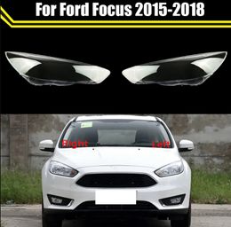 Headlight Cover PC Material Headlamp Shell Transparent Lampshade Glass Lens Case Light Caps For Ford Focus 2015-2018