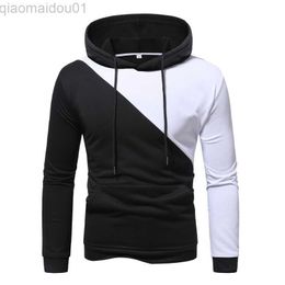 Men's Hoodies Sweatshirts Autumn Winter Oversized Hoodie Men Sweatshirt Long Sleeve Men's Hoodies Pullovers Casual Solid Hooded Sweatshirts Streetwear 4XL L230721