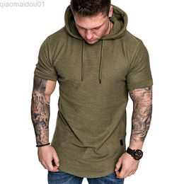 Men's Hoodies Sweatshirts MRMT 2023 Brand New Men's Hoodies Sweatshirts Casual Fashion Pure Color Pullover for Male Short Sleeve Hoodie Sweatshirt L230721