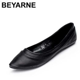 Dress Shoes BEYARNE Womens Shoes Flats Women Casual Shoes Moccasins Shoes Woman Slip On Pointed Toe Flat Shoes zapatos planos mujer scarpe L230724