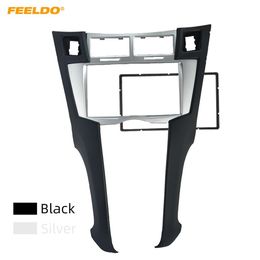 FEELDO Car 2DIN Refitting Radio Stereo DVD Frame Fascia Dash Panel Installation Kits Conversion For For Toyota Yaris Vitz Platz #2215f