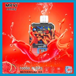 MRVI COMING 10000 10K Disposable Vape Pen E Cigarette Device With 650mAh Battery 19ml Pod Prefilled Catridge rechargeable 10000puffs 2023 NEW big puffs