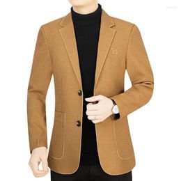Men's Suits 2023 Spring And Autumn Style Suit Middle-aged Business Casual Single Non Ironing Dad's Coat Men