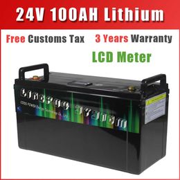 24V 200AH Lithium ion Battery RV solar energy storage forklift boat IP68 Waterproof Battery