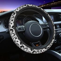 Steering Wheel Covers Japanese Manga Collage Car Cover 38cm Japan Anime Auto Protector Steering-Wheel Accessories