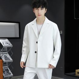 Men's Suits Blazers 2023Four seasons boutique gentleman fashion handsome casual business men's suit party Korean version slim small jacket 230720