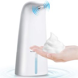 Automatic Soap Dispenser Electric Automatic Foaming Upgrade Liquid Touchless Infrared Motion Sensor Waterproof Base for Bathroom324Z