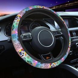 Steering Wheel Covers Car Cover Friends TV Show Central Perk American Braid On The Steering-Wheel Accessories