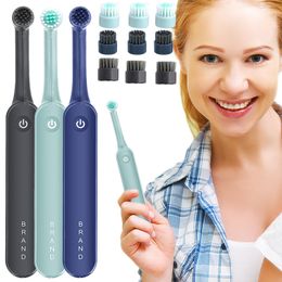 Toothbrush Teeth Diamond Adult Brush Mouth Soft Vibration Electric Rotation Protection Waterproof Toothbrush Home Use 230720