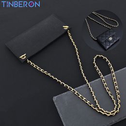 Bag Parts Accessories TINBERON Retrofit Purse T Chain Strap Bag Inner Bags Accessories Handbags Purse Insert Felt Liner Bag Crossbody Chain Bag Straps 230721