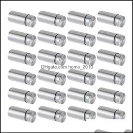 Bath Aessory Set Bathroom Aessories 100 Packs Sign Standoff Screws Stainless Steel Wall Mounts Nail For Gl Artwork And Display249h