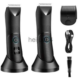 Clippers Trimmers Kemei Groyne Area Hair Trimmer Lawn Mower Ceramic Blade Waterproof Wet Dry Clippers Pubic Armpit Body Hair Ultimate Hygiene Razor x0728