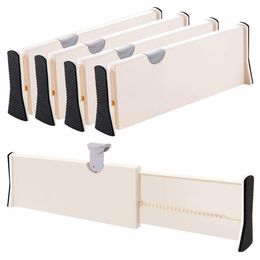 Storage Boxes Bins 4 Pack Drawer Dividers Organiser Adjustable Retractable Partition Holder Household Clapboard Kitchen Organizador 230719