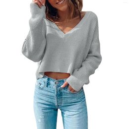 Women's Sweaters Elegant Long Sleeve Blouses Tops Casual Crochet Hollow Out Cropped Shirts Female Pullovers Short Crop Sweater