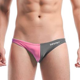 Whole-2016 Novelty Men Swimwear Swim Brief Low Waist Male Gay Sexy Bikini Swimsuit for Beach Surf Board Swimming Pool Swim Wea216v