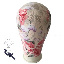 Cork Canvas Block Salon Professional Wigs Making Flower Mannequin Model Manikin Head Fashion Adjustable Metal Tripod Stand Holde274E