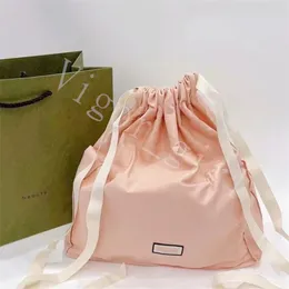 Counter Cosmetic Bags G Brand Small Floral Drawstring Makeup Bags Shopping Bag Large Capacity Pink Color High Quality Make up Case Can Floding Designer Girl Purse New