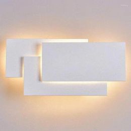 Wall Lamp 2023 Modern Sconce Vanity Bedroom Light Fixtures Living Room Decoration 2 Styles Square Around WF102108