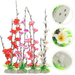 Dinnerware Sets Accessories Decorative Fake Flowers Restaurant Accessory Ornament Sashimi Decoration Sushi Tray Artificial Dish Planta