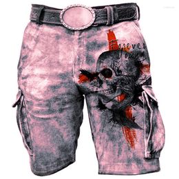 Men's Jeans Denim Shorts Pocket Edition 3D Printing Casual Mix Colour Quality Good Summer Wear