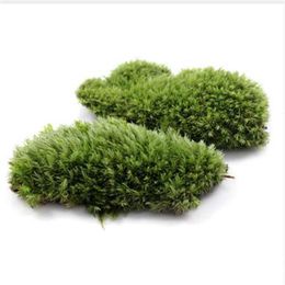 1pcs Green Artificial Fake Moss Coral Stone Model Grass Plant Potted Micro Landscape Fairy Garden Aquarium Ornament Decoration182H