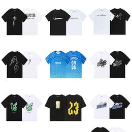Men'S T-Shirts Mens Womens Trapstar T Shirt Designer Tiger Head Shirts For Men Graphic Short Sleeve Tee Summer Street Sports Clothes Dhsri