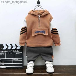 Clothing Sets 2020 Children Boys Girls Clothing Suits Fashion Baby Hoodies Pants 2Pcs Sets Kids Winter Clothes Toddler Tracksuits 0-5 Years243u Z230721
