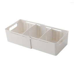 Clothing Storage Multifunctional Retractable Partition Box Underwear Divider Drawer Lidded Closet Interior For Ties Socks Shorts