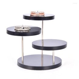 Jewellery Pouches 3-Tier Clear Acrylic Ring Organiser Detachable Display Riser Holder Wedding Round Support