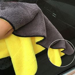 Car Care Polishing Washing Towels Washing Drying Microfiber Towel Plush Thick Car Cleaning Cloth Fibre Polyester Plush341I