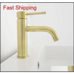 Bathroom Faucet Mixers Water Tap Basin Bathroom Sink Brass Brushed Gold Grey Matt Bla qylbLW packing20102427