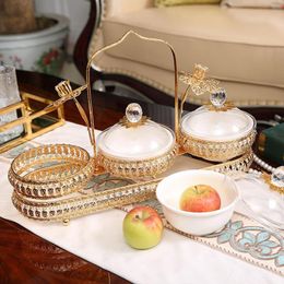 Plates European Dried Fruit Tray Condiment Storage Container Appetiser Serving For Candies Sweets Cookies
