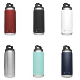 Water Bottles 36oz sports water bottle wide mouth insulation bottle double wall stainless steel powder coating outdoor water bottle travel bag gym 230720