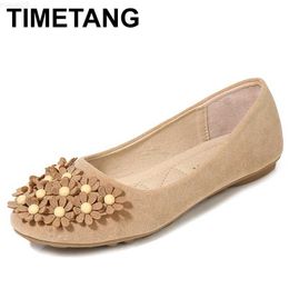 Dress Shoes New Women Casual Shoes Female Flats Spring Summer Suede Slip-on Loafers Women Pointed Toe Rubber Flat Shoes Ladies Ballet Flats L230721