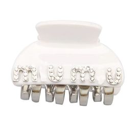 Frosted Small Gripping miu Clips for Women Girls Plastic Small Hair Crab Claw Barrettes Mini Hairpin Fashion Accessories