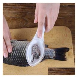 Other Knife Accessories Fish Scales Graters Scraper Cleaning Tool Scra Device With Er Home Kitchen Cooking Tools Drop Delivery Garde Dhi3A