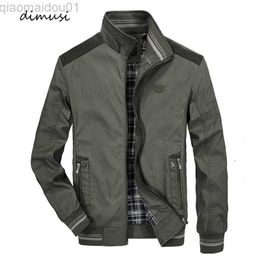 Men's Jackets DIMUSI Autumn Winter Men's Bomber Jacket Mens Outdoor Windbreaker Coats Fashion Slim Fit Business Thermal Coats Mens Clothing L230721