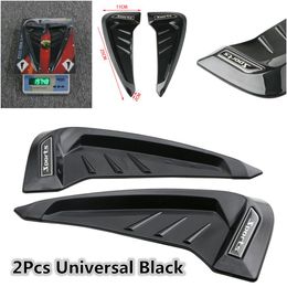 1 Pair Car Side Body Marker Fender Air Flow Wing Vent Cover Trim DIY Accessories289a