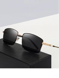 Sunglasses Fashion MEIRONG Classic Pilot Polarised Men Driving Shield Night Vision Sun Glasses Protection Gafas De Sol Hombre