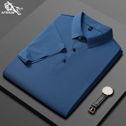 Men's Polos polo shirt men Summer High quality mens shortsleeved Ice silk business casual Size M5XL 8888 230720