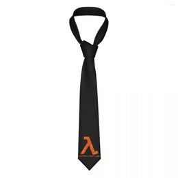 Bow Ties Lambda Orange Grunge Classic Tie Hip-Hop Street Cravat Necktie Narrow.8cm Wide