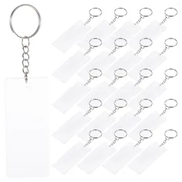 Gift Wrap 50 Pcs Sika Key Ring Chain Blanks Sublimation Acrylic Keychain Aluminum Alloy Decorative Discs DIY