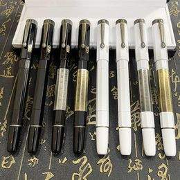 Luxury signature ballpoint pen bronze metal fountain pens inlaid in Egyptian hieroglyphics forged stationery for writing266J