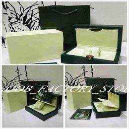 2019 new Green Brand Watch Original Box Papers Card Purse Christmas Gift Boxes Handbag 0 7KG For top Watches box279S