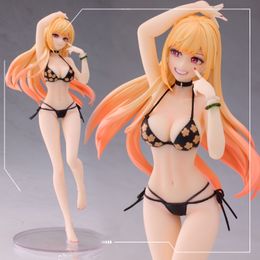 Anime Manga 24CM Sono Bisque Doll wa Koi wo Suru Kitagawa Marin Sexy Girl Swimsuit PVC Action Figure Adults Collection Model Toy doll gifts