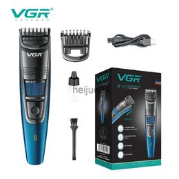 Clippers Trimmers VGR Hair Trimmer Professional Hair Clippers Cordless Haircut Rechargeable Hair Cutting hine Portable Trimmer for Men V052 x0728