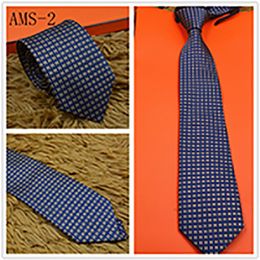 20 style Men's Letter Tie Silk Necktie Big Cheque Little Jacquard Party Wedding Woven Fashion Design without box H20245C